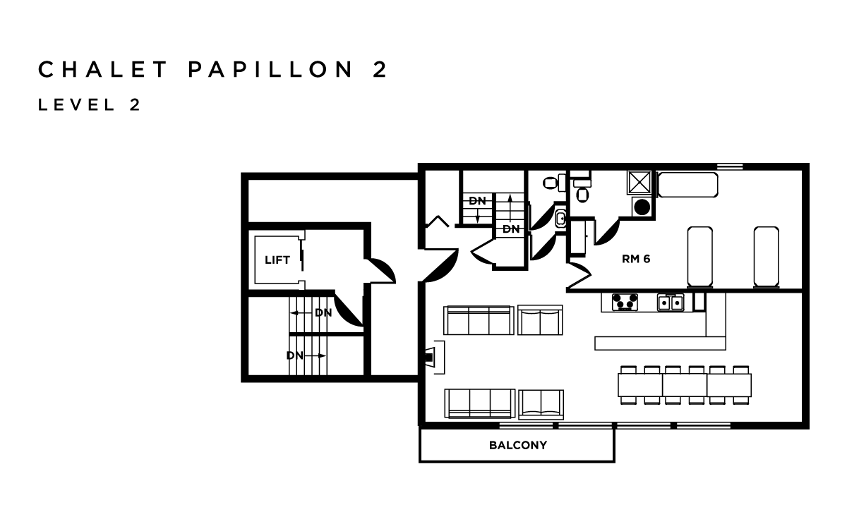 Chalet Papillon 2 La Rosiere Floor Plan 1